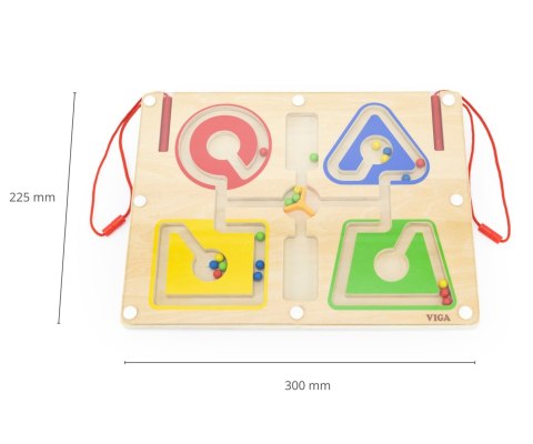 Viga 44746 Labirynt magnetyczny - sortowanie kolorów i kształtów