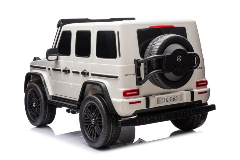 Dwuosobowy Mercedes Benz G63 AMG XXL dla dziecka 4x200W do 80kg 24V