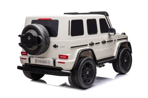 Dwuosobowy Mercedes Benz G63 AMG XXL dla dziecka 4x200W do 80kg 24V