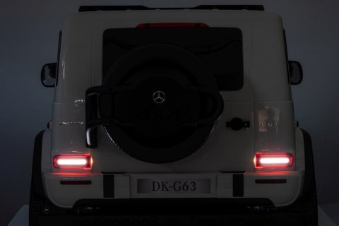 Dwuosobowy Mercedes Benz G63 AMG XXL dla dziecka 4x200W do 80kg 24V