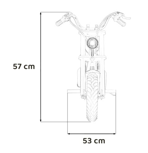 Pojazd Motorek Cruiser 12 Niebieski