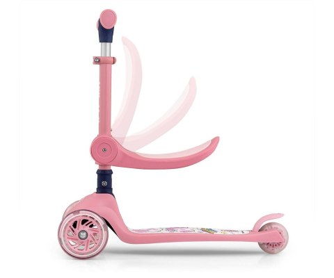 Milly Mally Scooter Fuzzy Pink