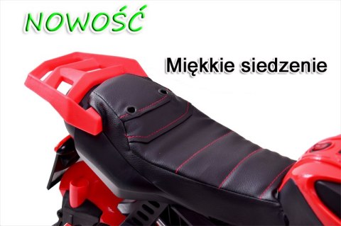 MOTOR ŚCIGACZ POWER 158 - PIERWSZY MOTOREK DLA DZIECKA, MIĘKKIE SIEDZENIE, MIĘKKIE KOŁA EVA/LQ158