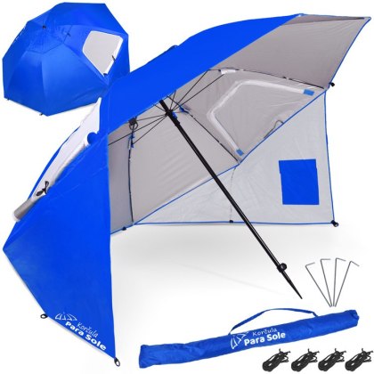 Parasol Plażowy Korcula Para Sole UPF 50+ na Plażę do Ogrodu SP0784