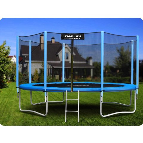 Trampolina ogrodowa 14ft/435cm z siatką zewnętrzną i drabinką