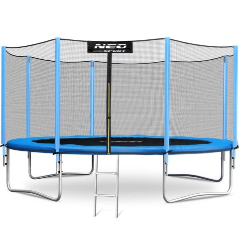 Trampolina ogrodowa 14ft/435cm z siatką zewnętrzną i drabinką