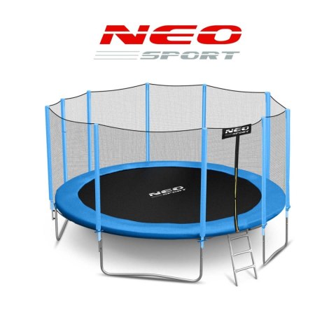 Trampolina ogrodowa 15ft/465cm z siatką zewnętrzną i drabinką