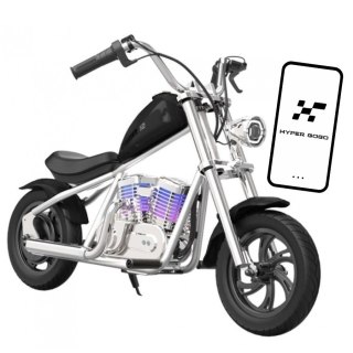 Hyper Gogo Cruiser 12 Plus Motocykl elektryczny z aplikacją - czarny