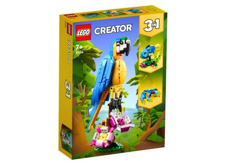 Klocki LEGO CREATOR Egzotyczna Papuga 253 Elementy 31136