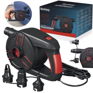 Bestway poręczna Pompka elektryczna PowerGrip 3 adaptery 62258