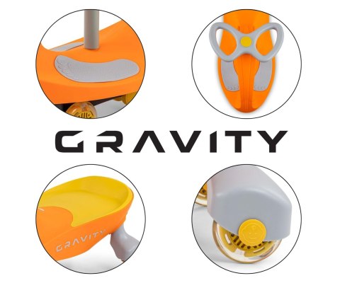 Milly Mally Jeździk Grawitacyjny Gravity Orange Yellow