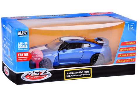 Auto Nissan GT-R 1:32 metalowe autko ZA3757