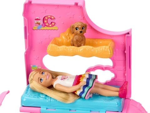 Barbie kamper Chelsea mini lalka + zwierzątka akcesoria HNH90 ZA5091