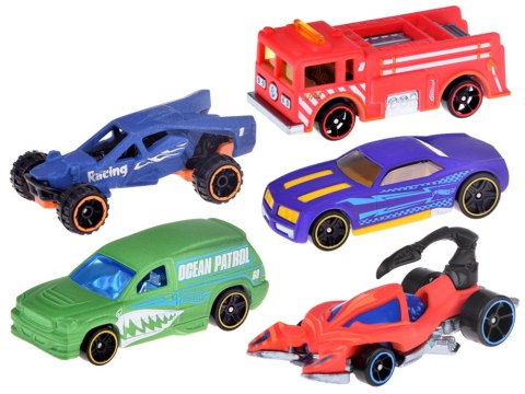 Hot Wheels Color Shifters samochody Resoraki zmieniają kolory 5szt ZA5083