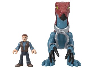 Jurassic World zestaw Imaginext figurki Therizinosaurus + Owen ZA5096