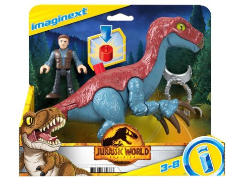 Jurassic World zestaw Imaginext figurki Therizinosaurus + Owen ZA5096