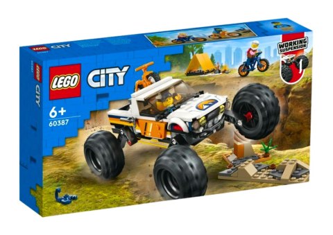 Klocki LEGO CITY Przygody Samochodem Terenowym Z Napędem 4X4 60387