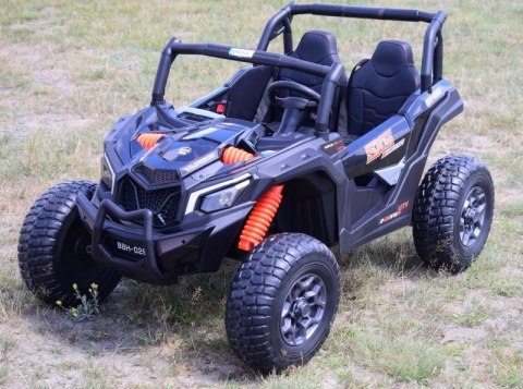 MEGA BUGGY SXS DLA 2 DZIECI 2X120W, SUPER MOC, PRZESUWANE SIEDZENIE, WALIZKA/BBH028