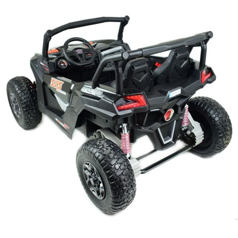 MEGA BUGGY SXS DLA 2 DZIECI 2X120W, SUPER MOC, PRZESUWANE SIEDZENIE, WALIZKA/BBH028