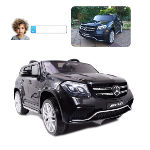 DWUOSOBOWY MERCEDES GLS 63 NA LICENCJI 4x45W AKU 2x12V ! Wolny Start Pilot 2.4Ghz