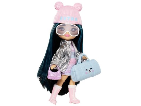 Lalka Barbie Extra Fly Minis w zimowej stylizacji podróżniczka ZA5109