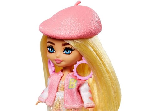 Lalka stylowa modowa Barbie Extra Mini Minis w berecie HLN48 ZA5105C