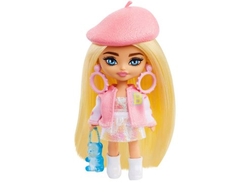 Lalka stylowa modowa Barbie Extra Mini Minis w berecie HLN48 ZA5105C