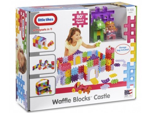 Little Tikes Kreatywne Klocki WAFLE Zamek klocki konstrukcyjne 80el ZA5112