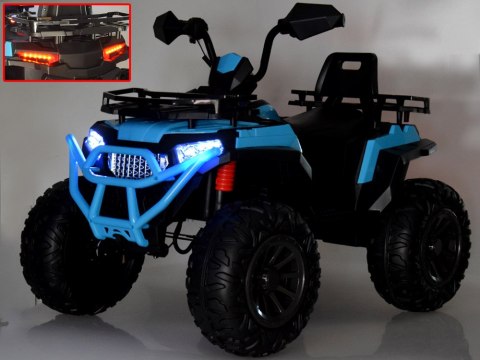 Duży quad na akumulator dla dziecka 4x4 gaz w manetce amortyzator