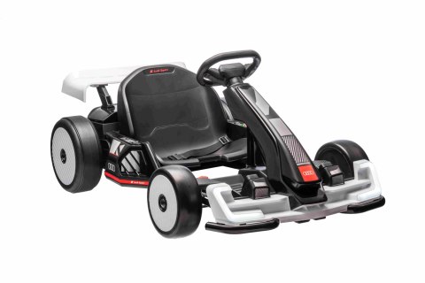 Pojazd Gokart Audi z Funkcją Driftu Biały do 50 kg 2x150W