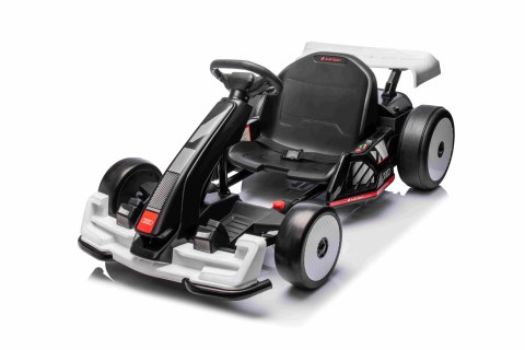 Pojazd Gokart Audi z Funkcją Driftu Biały do 50 kg 2x150W