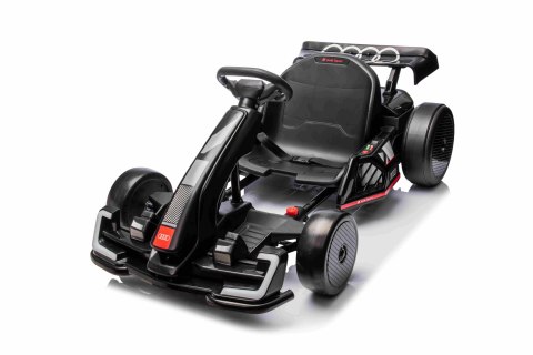 Gokart Audi z Funkcją Driftu Czarny 2x150W