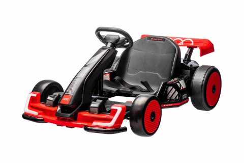 Gokart Audi Drift Czerwony do 50 kg 2x150W 24V