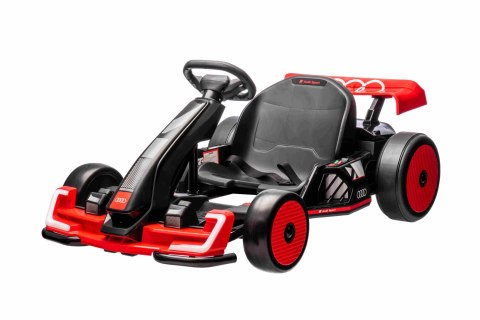 Gokart Audi Drift Czerwony do 50 kg 2x150W 24V