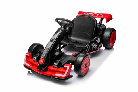 Gokart Audi Drift Czerwony do 50 kg 2x150W 24V