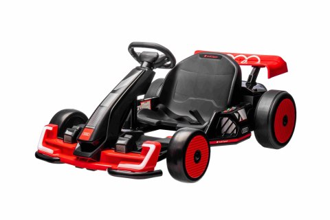 Gokart Audi Drift Czerwony do 50 kg 2x150W 24V