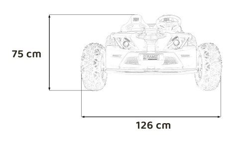 DWUPojazd GENERAL 63 Różowy 800W