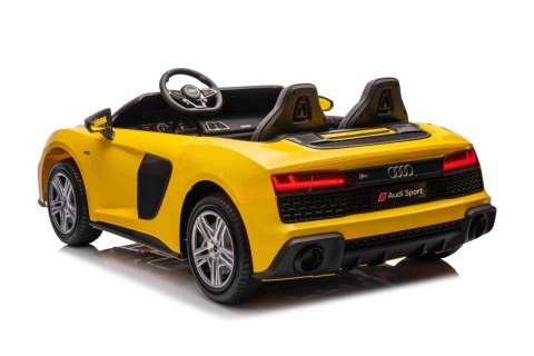 Pojazd Audi Spyder R8 LIFT Żółty