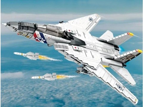 Klocki techniczne F-14 Tomcat 1600 elementów amerykański myśliwiec ZA5301