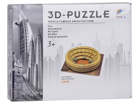 Puzzle 3D rzymskie Koloseum 84-elementy Puzzle przestrzenne ZA5401