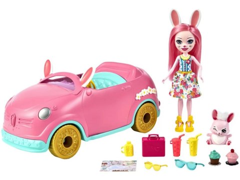 Enchantimals króliczkowóz lalka Bree Bunnymobile akcesoria autko ZA5468