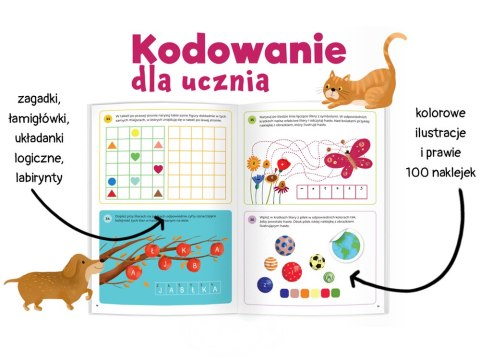 Kapitan Nauka Kodowanie dla ucznia zadania łamigłówki KS0881