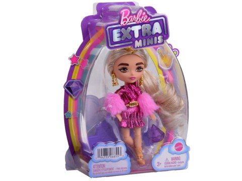 Lalka Barbie EXTRA MINIS w imprezowej stylizacji gwiazda ZA5439