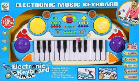 Organki Keyboard Dla Małego Muzyka Niebieskie