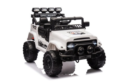 AUto na akumulator Pojazd Off-Road CLIMBER Biały 4x4