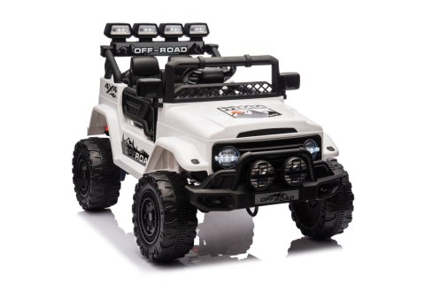 AUto na akumulator Pojazd Off-Road CLIMBER Biały 4x4