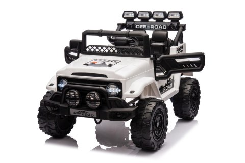 AUto na akumulator Pojazd Off-Road CLIMBER Biały 4x4