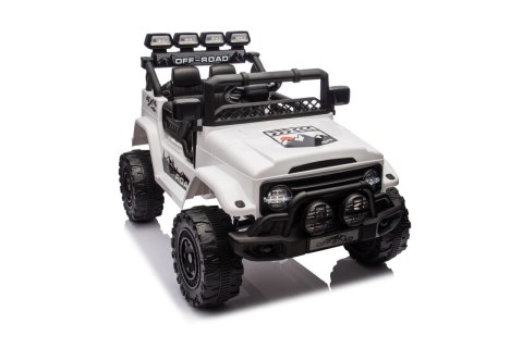 AUto na akumulator Pojazd Off-Road CLIMBER Biały 4x4