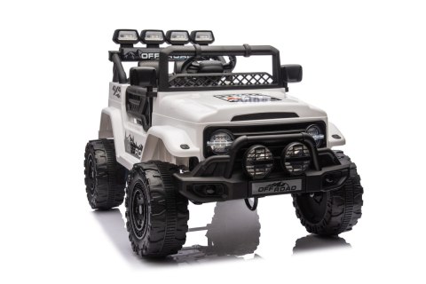 AUto na akumulator Pojazd Off-Road CLIMBER Biały 4x4