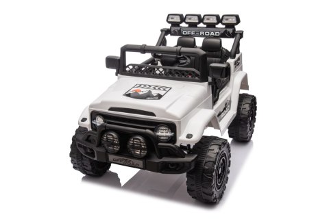 AUto na akumulator Pojazd Off-Road CLIMBER Biały 4x4